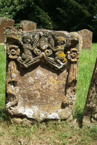 Gravestone from Barcheston Church