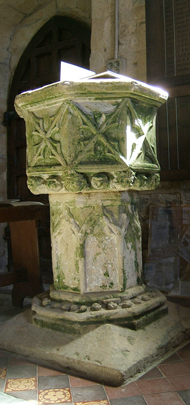 The font, St. Martin's, Barcheston